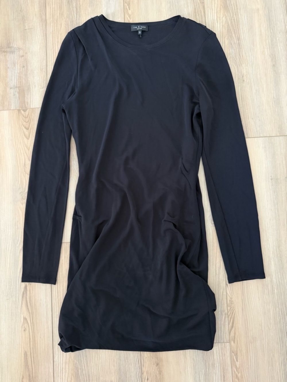 Rag & bone poppy draped mini dress size L
